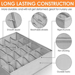 58 Cell Foldable Fabric Dresser Closet Organizers and Storage Bins