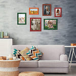Modern photo frame with HD Real Glass, Family Friends Gift for Halloween and Christmas, Wall Mounted or Tabletop Display