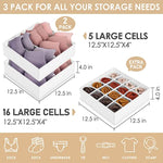 Fabric Foldable Dresser Closet Organizers