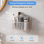 Plastic Wall Mount Organizer With Self Adhesive Tape