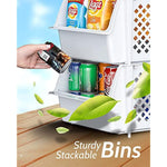 Plastic Stackable Storage Bins for Food