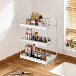 Corner Storage Shelf Counter Standing Rack for Bathroom