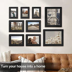 Wall Gallery Photo Frame for Tabletop Display and Wall Mounting Décor