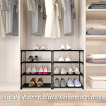 Stackable Shoe Shelf Storage Organizer for Entryway