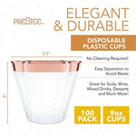 Small Clear Hard Disposable Cups