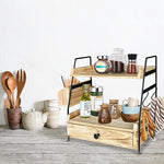 2 Tier Kitchen Counter Shelf Organizer