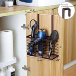 Bathroom Hair Styling Tools Organizer Basket for Hair Dryer, Flat Iron, Curling Wand