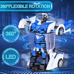 Remote Control Transforming Robot Cars For Kids 8 13 Year Old