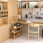 Bamboo Stackable Shoe Shelf Storage Organizer