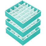 3 Pack Sock Underwear Drawer Organizer Dividers