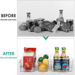 Clear Plastic Bins For Fridge, Freezer & Kitchen