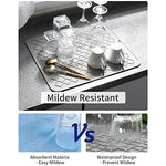 Heat Resistant Dish Drying Mats For Kitchen Counter