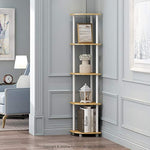 5 Tier Corner Display Rack Multipurpose Shelving Unit