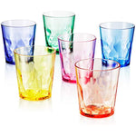 13 Oz Unbreakable Premium Drinking Glasses Set Of 6