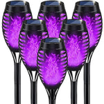 Solar Torch Light with Flickering Flame for Garden Decor