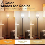 3 Color Temperature Standing Lamps with Pull Chain Switch