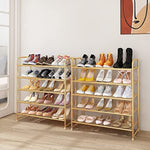Expandable Adjustable Wire Grid Shoe Organizer