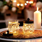 Mason Jar Decor Bathroom Vanity Storage Organizer Canister