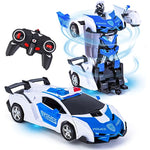Remote Control Transforming Robot Cars For Kids 8 13 Year Old