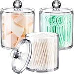 Dispenser Apothecary Jars Bathroom Set with Labels