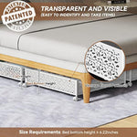 Under Bed Shoe Storage Organizer Drawer With Weels