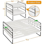 Expandable Foil And Plastic Wrap Organizer