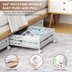 Under Bed Shoe Storage Organizer Drawer With Weels