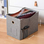 Metal Sliding Rail For Letter Size File Storage Box with Extra Pocket Storage