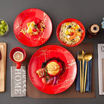 16 Piece Porcelain Dish Sets White Plates And Bowls Set