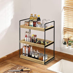 Corner Storage Shelf Counter Standing Rack for Bathroom