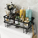 Upgrade Over The Toilet Storage Organizer for Bathroom With Hooks