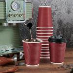 80 Pack Three Layer Insulated Coffee Cups With Lid And Straws For Parties Picnic And Travel