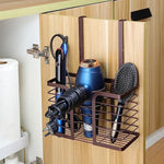 Bathroom Hair Styling Tools Organizer Basket for Hair Dryer, Flat Iron, Curling Wand