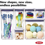 4-Piece Mini POP Container Set With White Lids