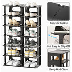 Plastic Shoes Storage Cabinet DIY Cube Organizer