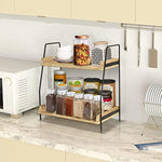 2 Tier Kitchen Counter Shelf Organizer