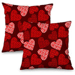 Valentines Day Red Heart Pillow Covers Set Of 2