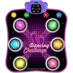 Electronic Music Dance Pad With Led Lights Wireless Bluetooth 5 Game Modes