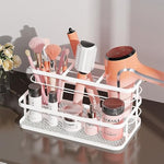 Bathroom Hair Styling Tools Organizer Basket for Hair Dryer, Flat Iron, Curling Wand