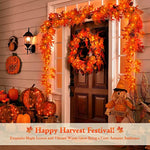 Fall Garland Lights Waterproof for Autumn Garland Thanksgiving
