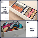 Fabric Foldable Dresser Closet Organizers