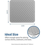 Heat Resistant Dish Drying Mats For Kitchen Counter