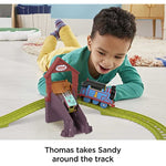Motorized Toy Train Set Fix Em Up Friends With Carly The Crane