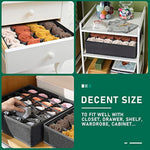 Fabric Foldable Dresser Closet Organizers