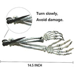 Realistic Skeleton Stakes Halloween Decorations for Lawn