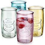 Ice Cold Drinking Glasses Set Of 4 20 Oz Vintage Drinking Glasses