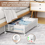 Under Bed Shoe Storage Organizer Drawer With Weels