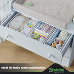 Set Of 12 Closet Organizer and Storage Divider Baskets For Clothes