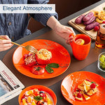 16 Piece Porcelain Dish Sets White Plates And Bowls Set