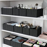 Set Of 12 Closet Organizer and Storage Divider Baskets For Clothes